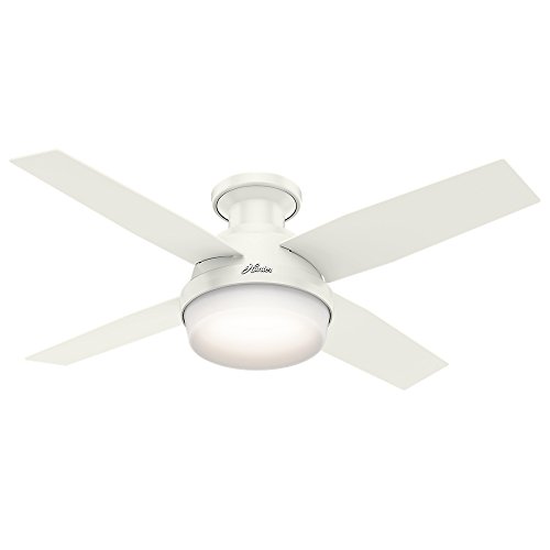Hunter Dempsey Low Profile Indoor Ceiling Fan with LED ...