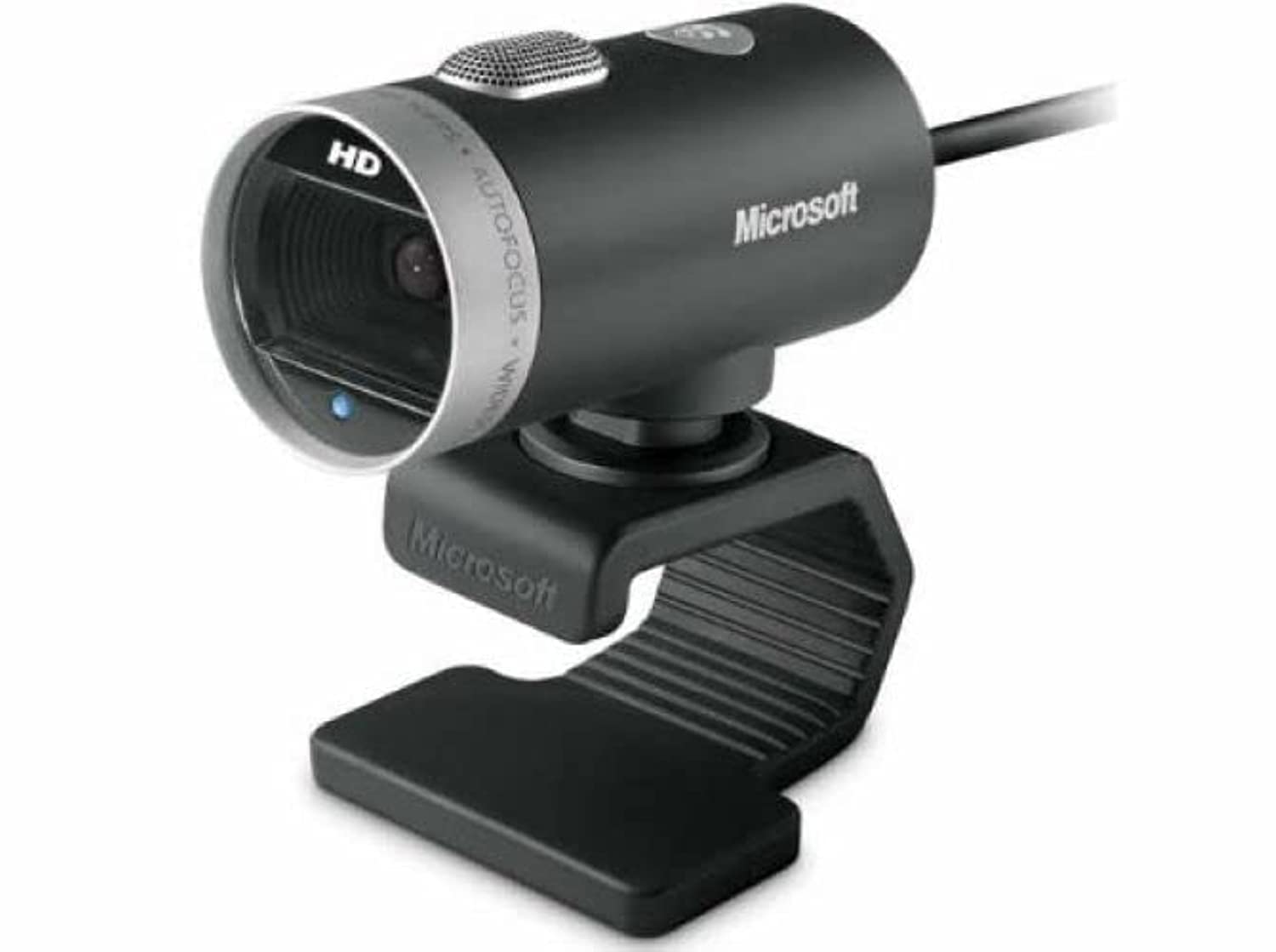 Microsoft LifeCam Cinema Webcam for Business - ブラック、ノイズキャンセリングマイク内蔵、光補正、USB 接続、Teams/Zoom でのビデオ通話用、Windows 8/10/11