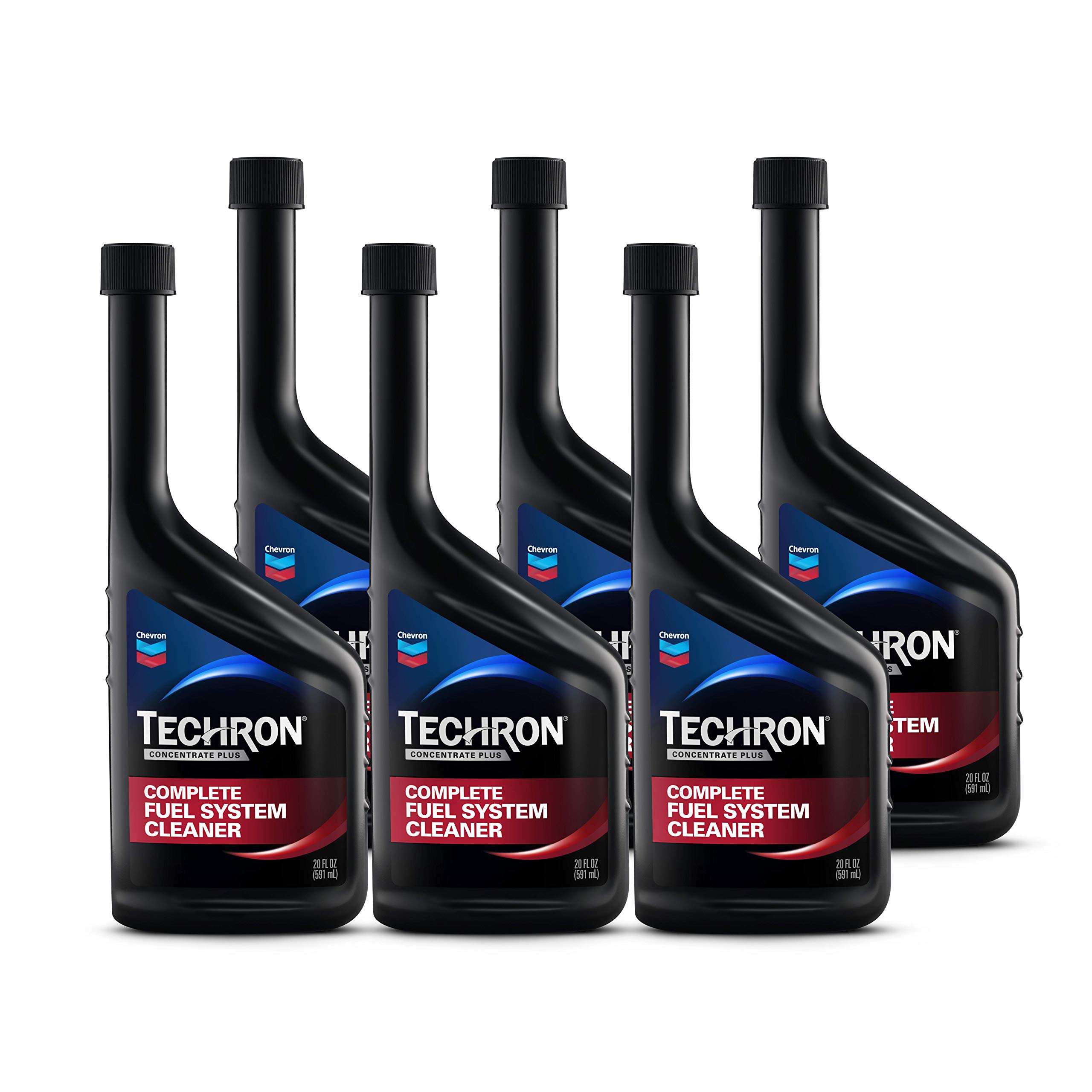 Chevron 65740-CASE Techron Concentrate Plus 燃料システム クリーナー - 20 オンス、(6 個パック)