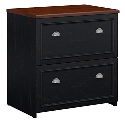 Bush Furniture Fairview Lateral File Cabinet in Antique...