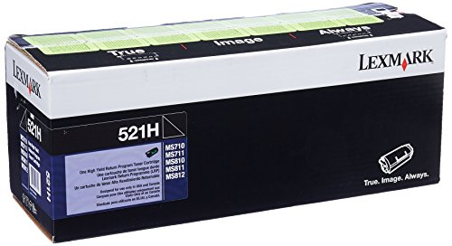 Lexmark 52D1H00 MS710 MS711 MS810 MS811 MS812 トナー カートリッジ (ブラック) 小売パッケージ入り