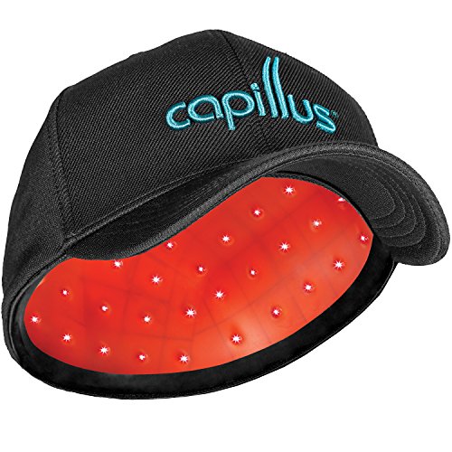 Capillus 発毛用ウルトラモバイルレーザー治療キャップ - 新しい 6 分間の柔軟なフィットモデル - 男性型脱毛症の治療用として FDA 認可済み - 優れた...