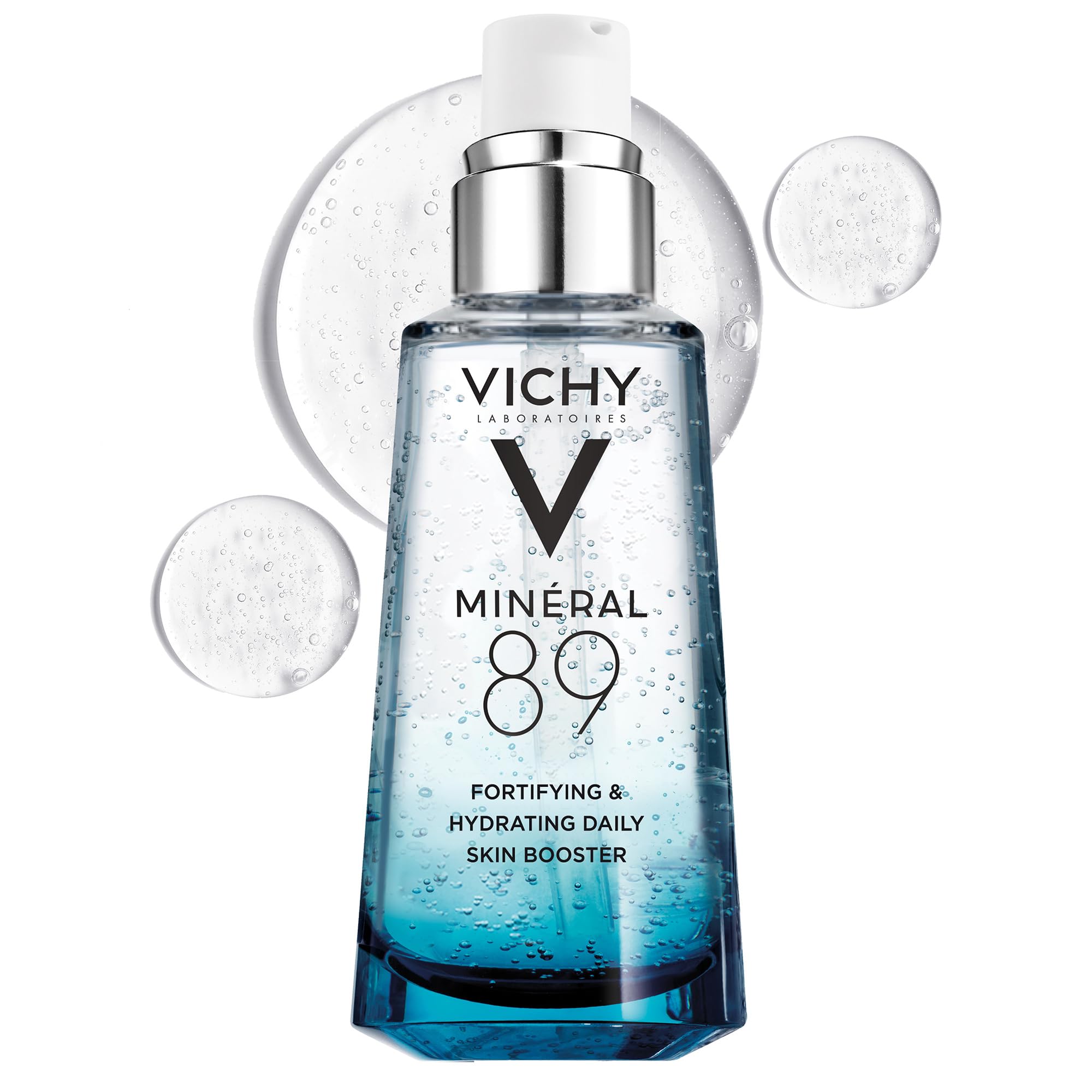  Vichy ミネラル89フェイスセラム |敏感肌と乾燥肌のためのフェイシャル ジェル モイスチャライザーとピュア ヒアルロン酸の保湿および水分補給セラム...