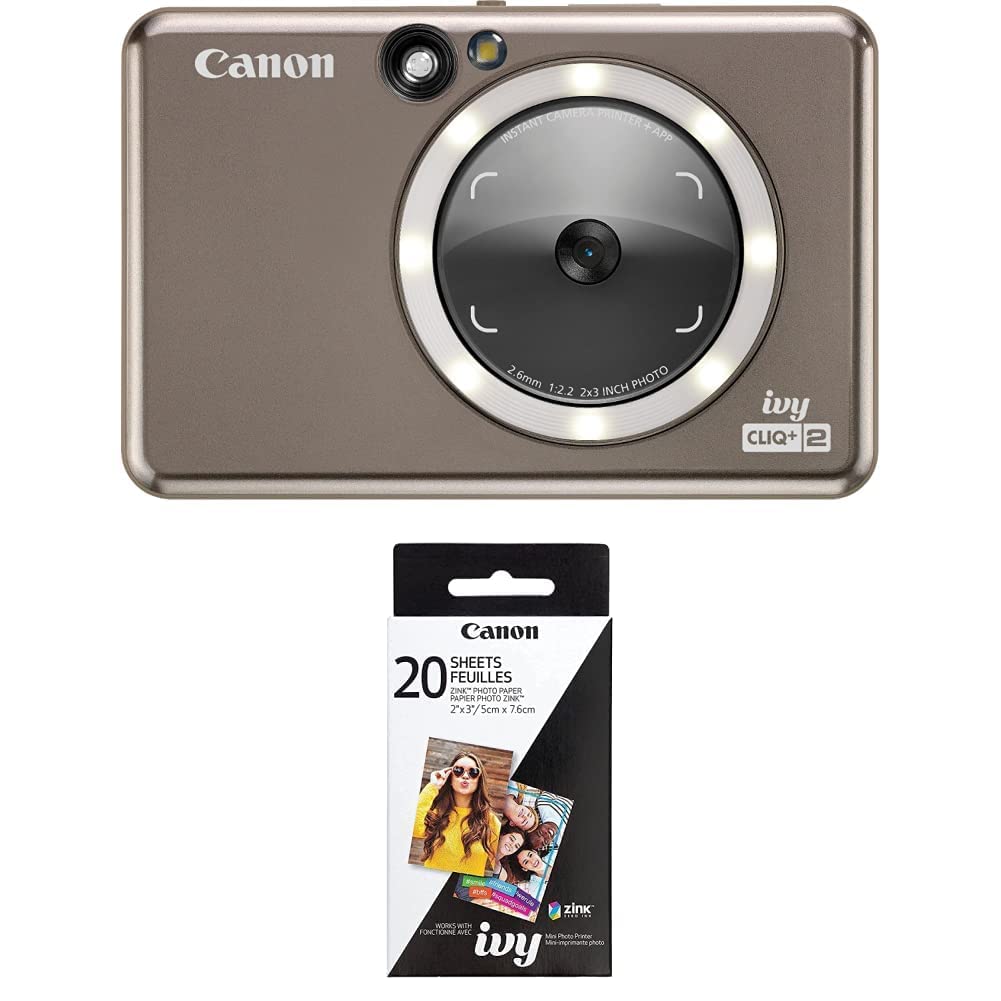 Canon Ivy CLIQ+2 インスタントカメラプリンター、スマートフォンプリンター