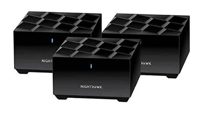 Netgear Nighthawk Whole Home Mesh WiFi 6 システム、3 パック (MK63-100NAS)