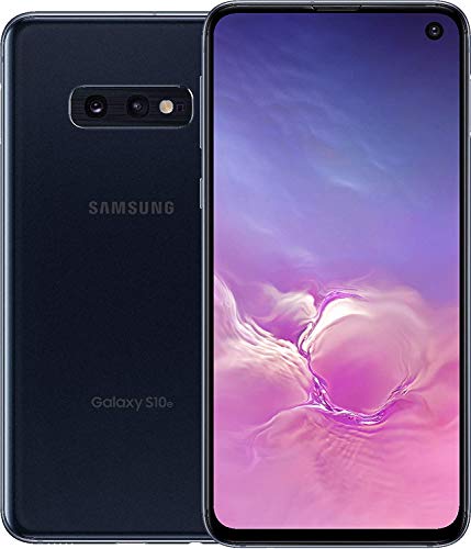 Samsung Galaxy S10E 128GB 5.8' 4G LTE 完全ロック解除、ブラック (リニュ...
