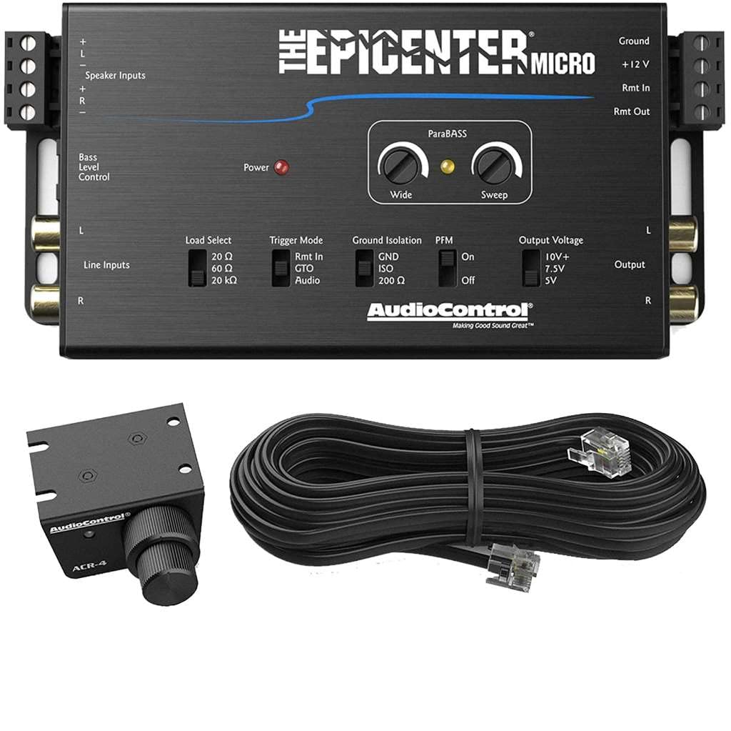 AudioControl Epicenter Micro Bass Restoration プロセッサー & ライン出力コンバーター