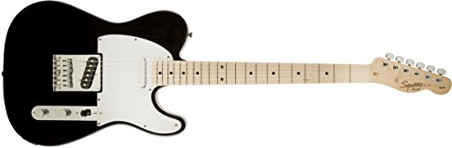 Fender 6弦ソリッドボディエレクトリックギター、右利き、黒（0310202506）