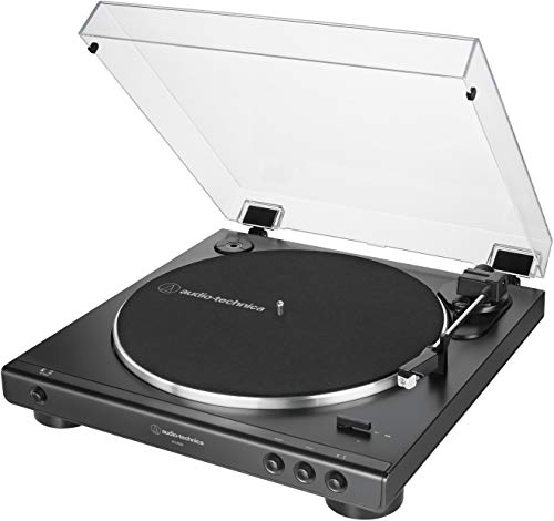 audio-technica AT-LP60X-BK 全自動ベルトドライブステレオターンテーブル ブラック H...