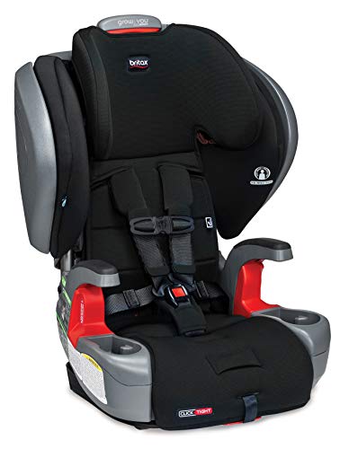 Britax Grow with You ClickTight Plus Harness-2-Booster Car Seat-3 Layer Impact Protection-25〜120 Pounds、Jet Safewash Fabric [新しいバージョンのPinnacle]