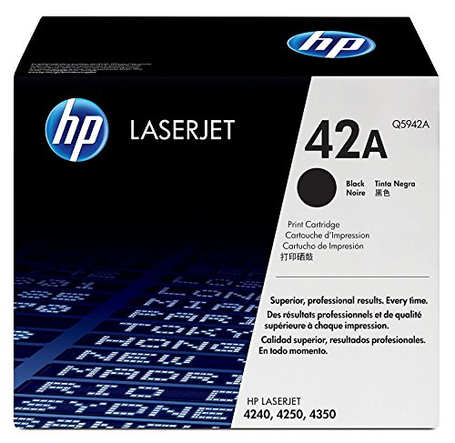 HP Laserjet 4240、4250、4350 42A（Q5942A）カートリッジブラック用トナー