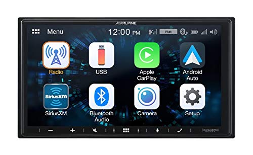 Alpine iLX-W650 7 フィート メカレス レシーバー Apple CarPlay および Android Auto と互換性あり