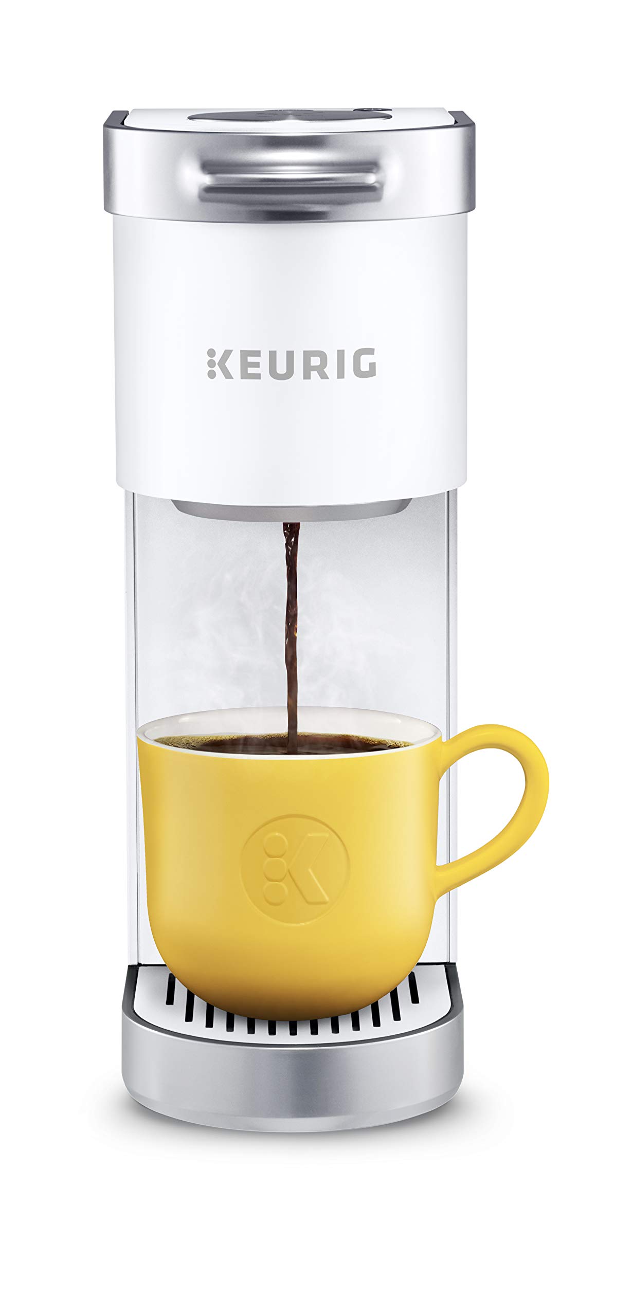 Keurig K-Mini Plus シングルサーブ K-カップ ポッドコーヒーメーカー、マットホワイト...