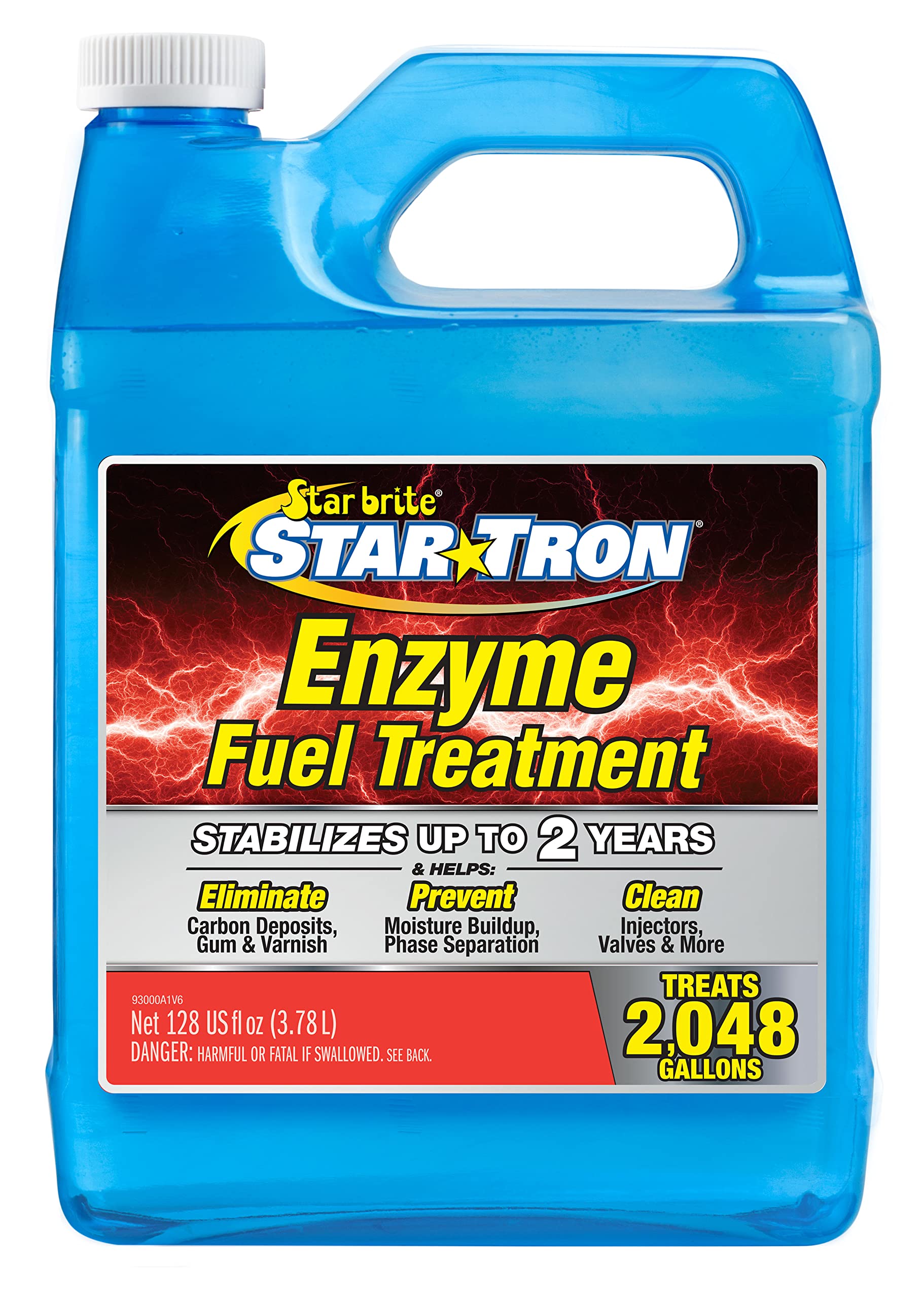  STAR BRITE Star Tron 酵素燃料トリートメント濃縮物 - 古いガソリンを活性化して安定させ、エタノールの問題を解決し、MPG を改善し、排出ガスを削減し、馬力を増加します。...