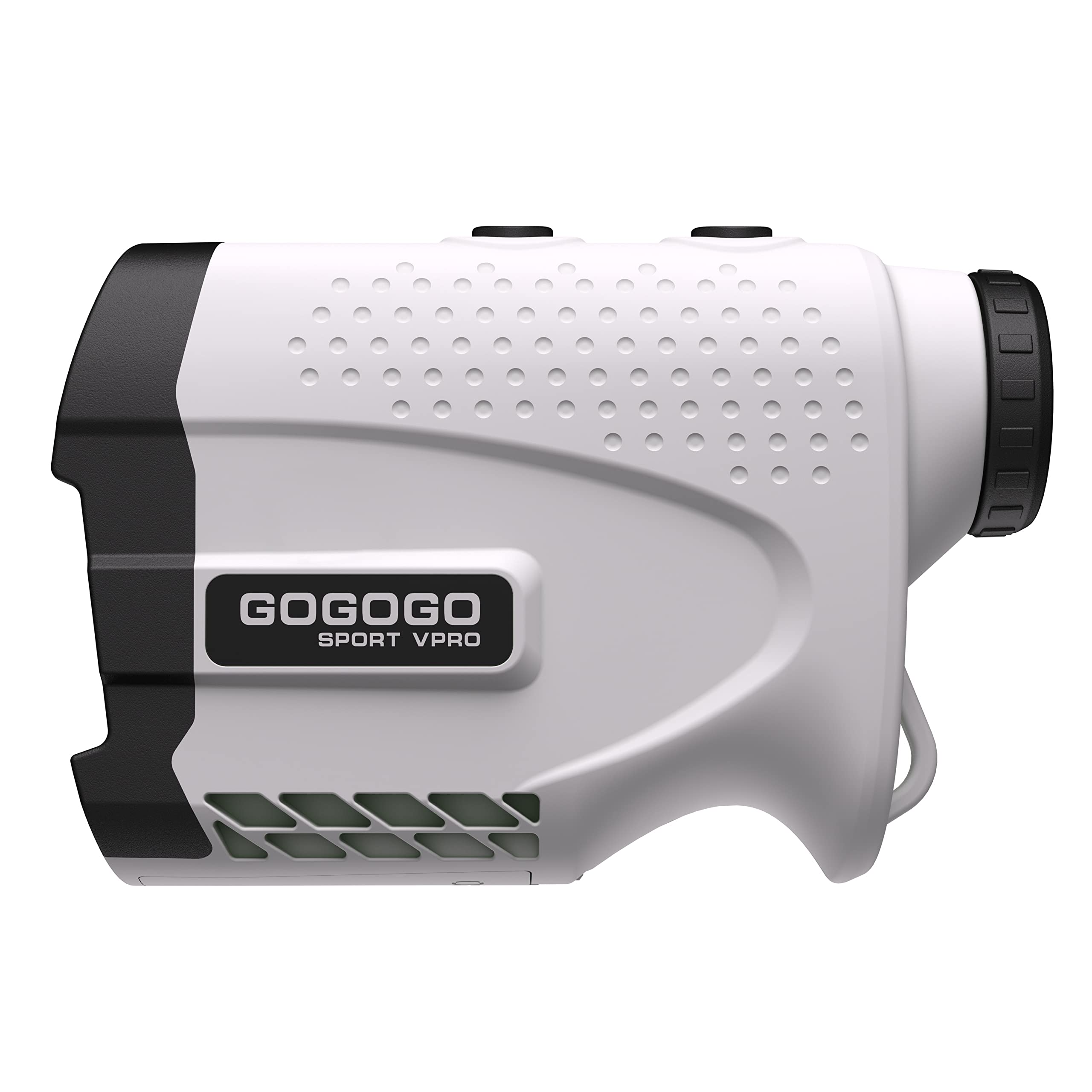 Gogogo Sport Vpro ゴルフ＆ハンティング用レーザー距離計 距離測定器 高精度旗竿ロック付き距離測定 振動機能 スロープモード 連続スキャン