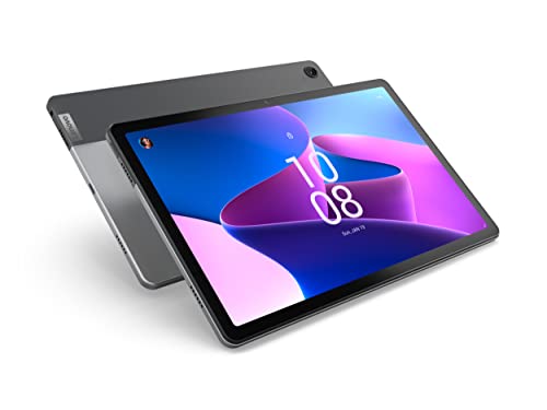 Lenovo Tab M10 Plus (第 3 世代) - 2022 - 長いバッテリー寿命 - 10 フィート FHD - フロント & リア 8MP カメラ - 3GB メモリ - 32GB ストレージ - Android 12 以降