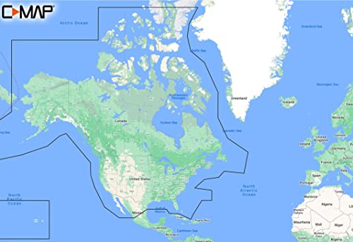 C-MAP 北米の湖を発見する米国/カナダの地図カード (海洋 GPS ナビゲーション用)