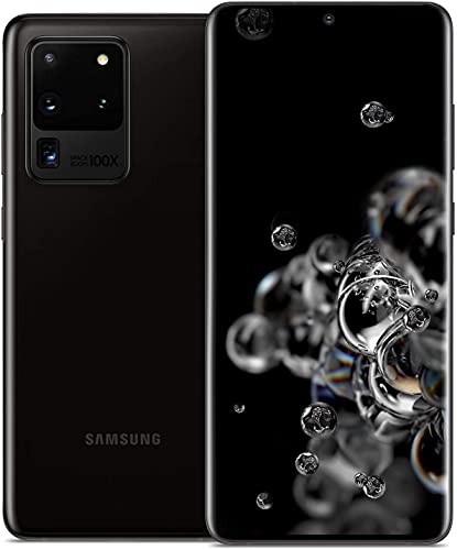 Samsung Galaxy S20 Ultra、128GB、コズミックブラック - 完全にロック解除済み (更新済み)
