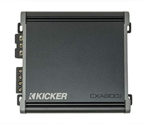 Kicker 46CXA8001 カーオーディオ クラス D アンプ モノラル 1600W ピーク サブアンプ CXA800.1