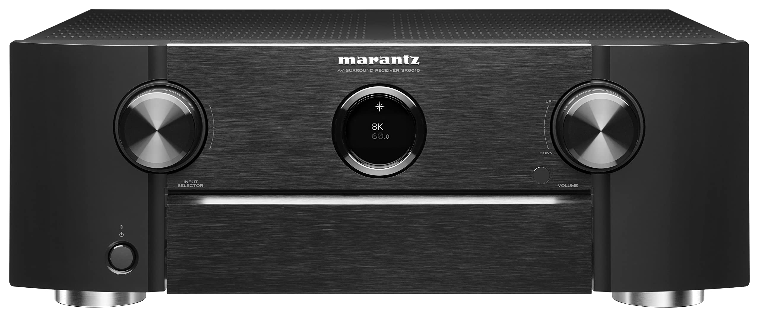 Marantz SR6015 3D オーディオ、HEOS 内蔵、音声コントロールを備えた 9.2ch 8K AV レシーバー