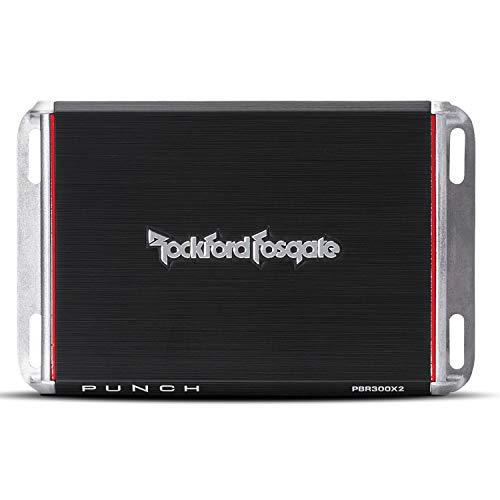 Rockford Fosgate PBR300X2パンチ300ワット2チャンネルブーストレールアンプ