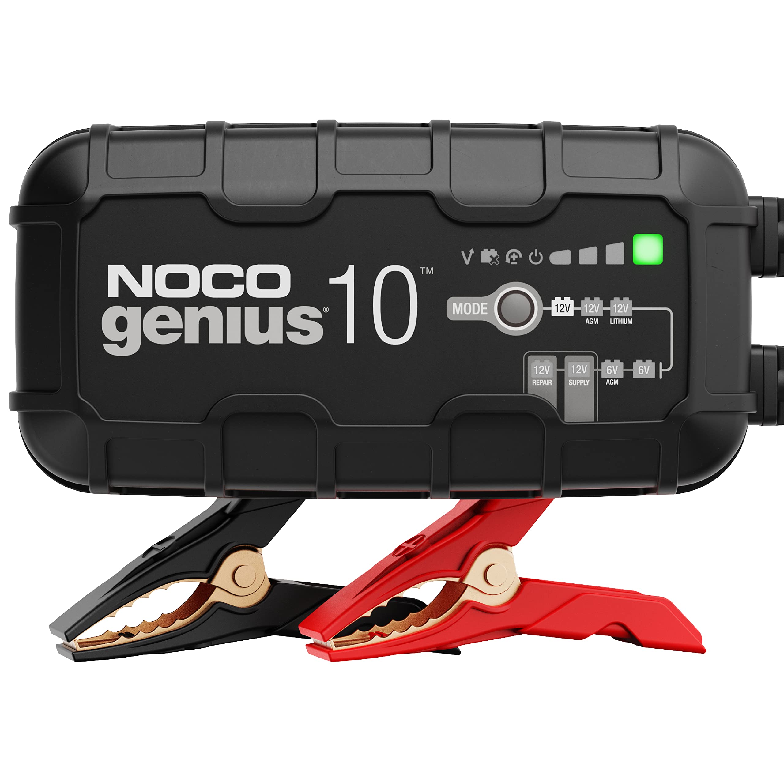  NOCO GENIUS10、10A スマートカーバッテリー充電器、6V および 12V 自動車用充電器、バッテリーメンテナー、トリクル充電器、フロート充電器および脱硫...