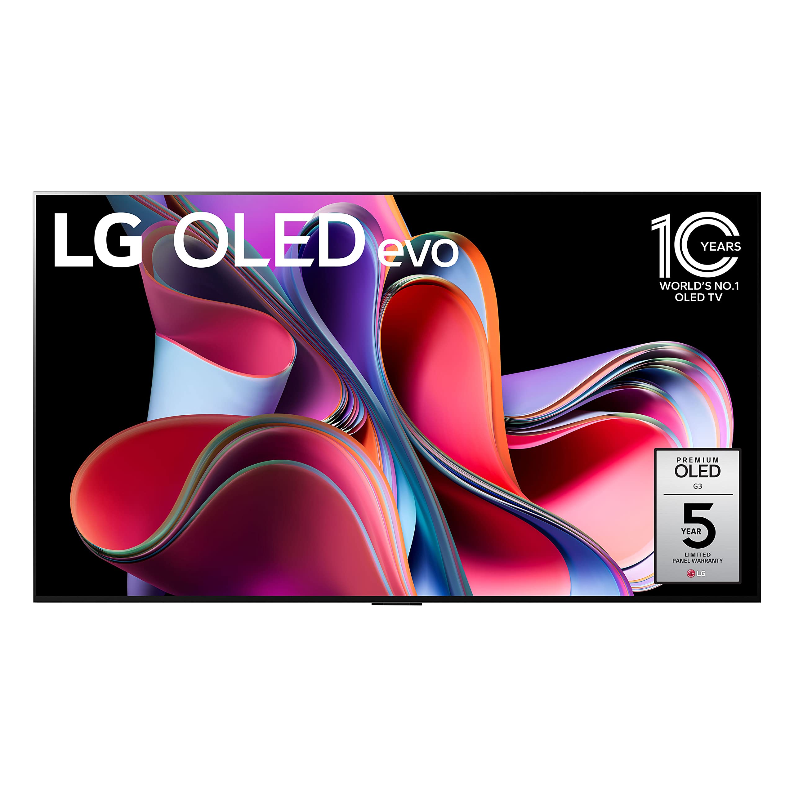 LG G3 Series 77-Inch Class OLED evo 4K Processor Smart Flat Screen TV for Gaming with Magic Remote AI-Powered Gallery Edition OLED77G3PUA, 2023 with Alexa Built-in