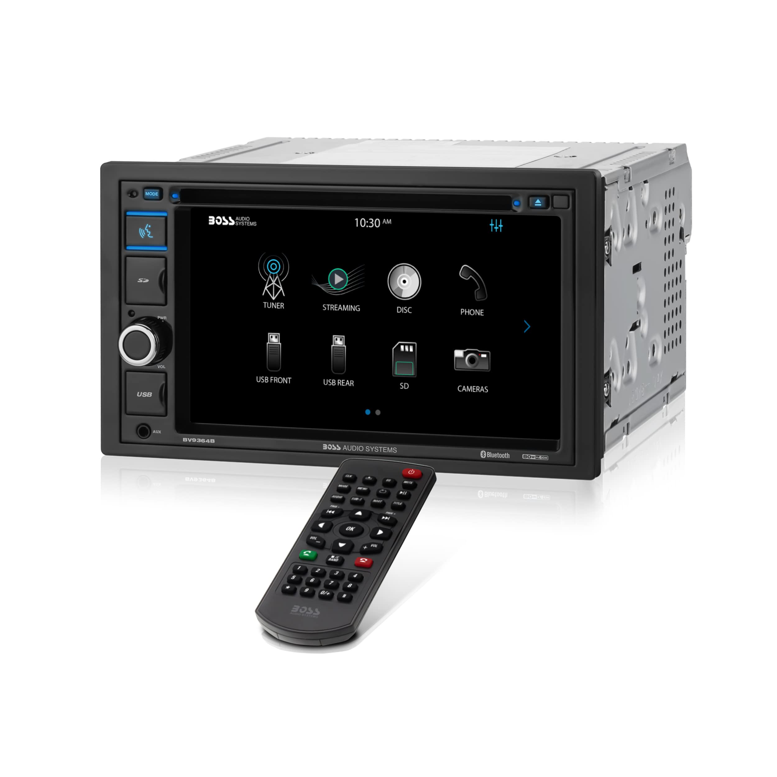  BOSS Audio Systems システム BV9364B カーステレオ DVD プレーヤー - ダブルディン、Bluetooth オーディオ/ハンズフリー通話、6.2 インチタッチスクリーン LCD...