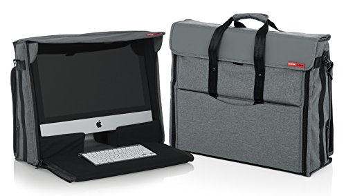 Gator ケース Creative Pro シリーズ ナイロン キャリー トートバッグ Apple iMac デスクトップ コンピュータ用 プルハンドルとホイール付き