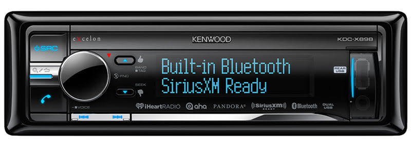 Kenwood Excelon Kenwood KDC-X898 Excelon In-Dash CDレシーバー（Bluetooth内蔵）