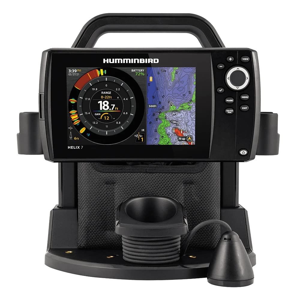 Humminbird 411760-1 ICE Helix 7 Chirp GPS G4 オールシーズン魚群探...
