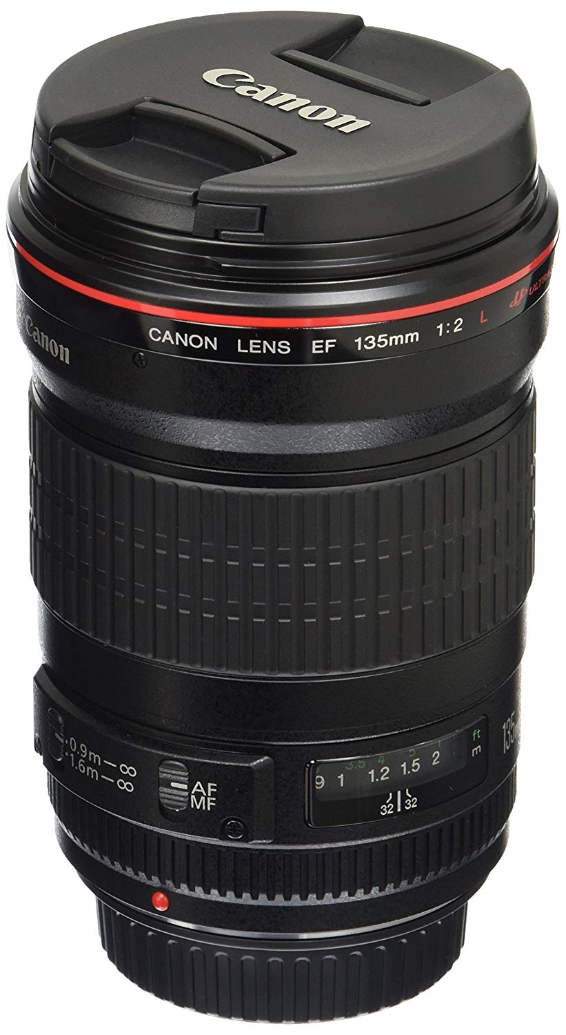 Canon 一眼レフカメラ用EF135mm f / 2LUSMレンズ-修正済み