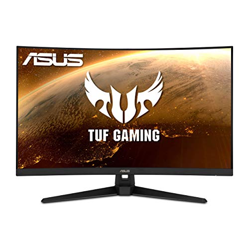  Asus TUF Gaming VG328H1B 32？カーブドモニター、1080PフルHD、165Hz（144Hzをサポート）、エクストリームローモーションブラー、アダプティブシンク、FreeSync...