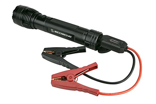 Scosche PBJF400 PowerUp 300ポータブルトーチルーメン懐中電灯とカージャンプスターター、自動車用バッテリーブースター