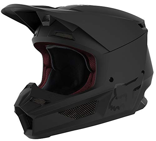 Fox Racing powersports-ヘルメットYTHV1マットブラックヘルメット