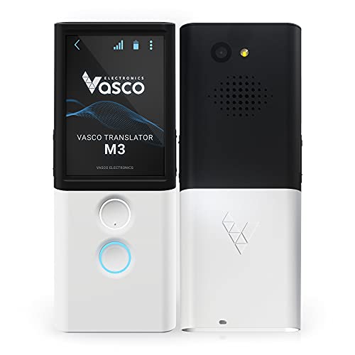 Vasco Electronics Vasco M3 言語翻訳デバイス | 200 か国で無料かつ無制限のインターネットを利用できる唯一の翻訳者 |写真翻訳 |ヨーロッパのブランド