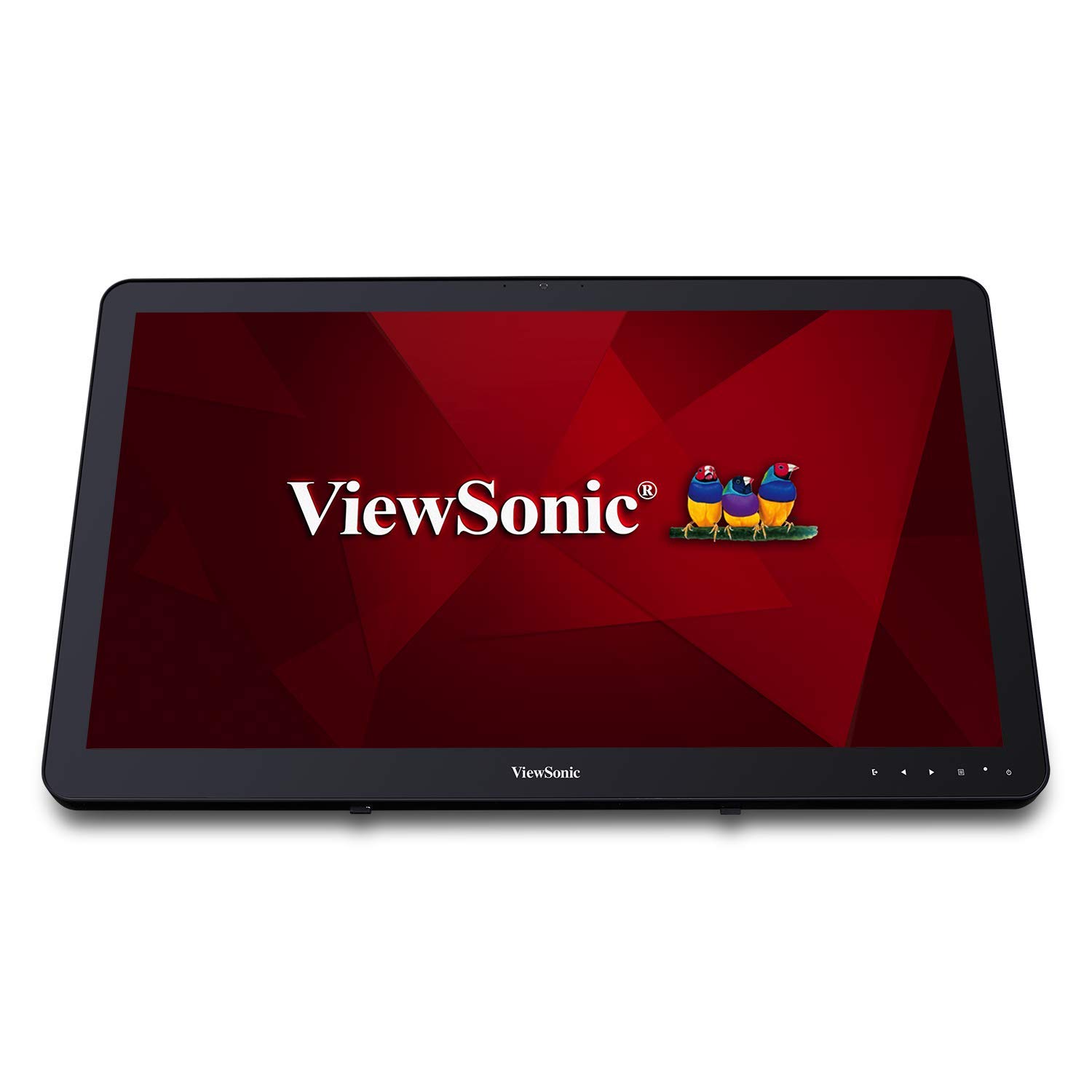 Viewsonic VSD243-BKA-US0 24 インチ 1080p 10 ポイント タッチ スマート デジタル ディスプレイ、Bluetooth デュアル バンド Wi-Fi および Android Oreo 8.1 OS 搭載