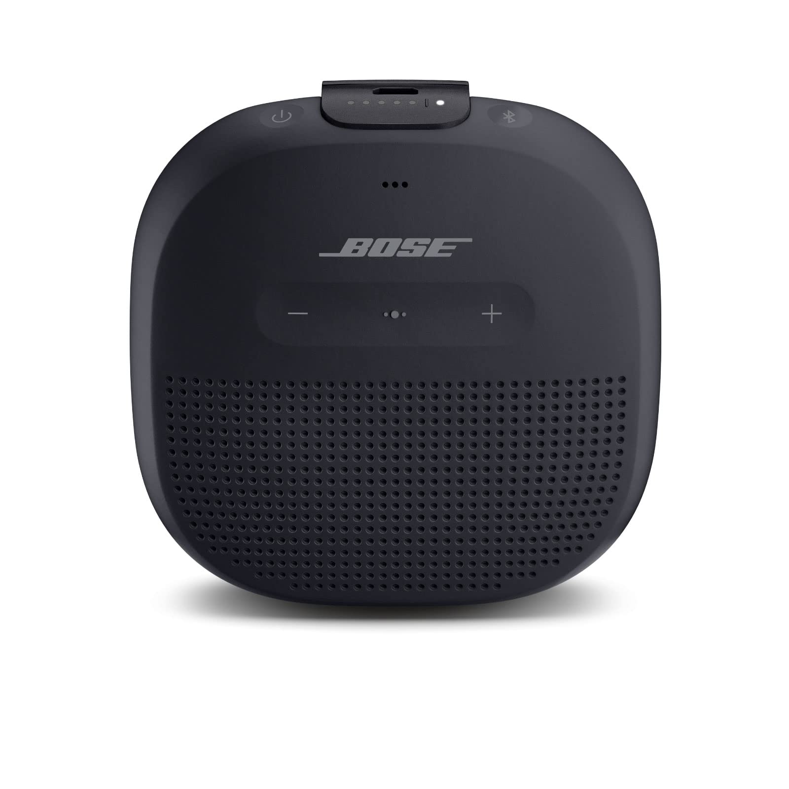 BOSE SoundLink Micro Bluetooth Speaker: マイク付き小型ポータブル防水スピーカー、ブラック
