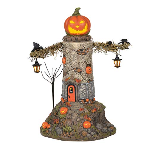 Department 56 Snow Village Halloween Midnight Fright Light Animated Lit Building、10.83インチ、マルチカラー