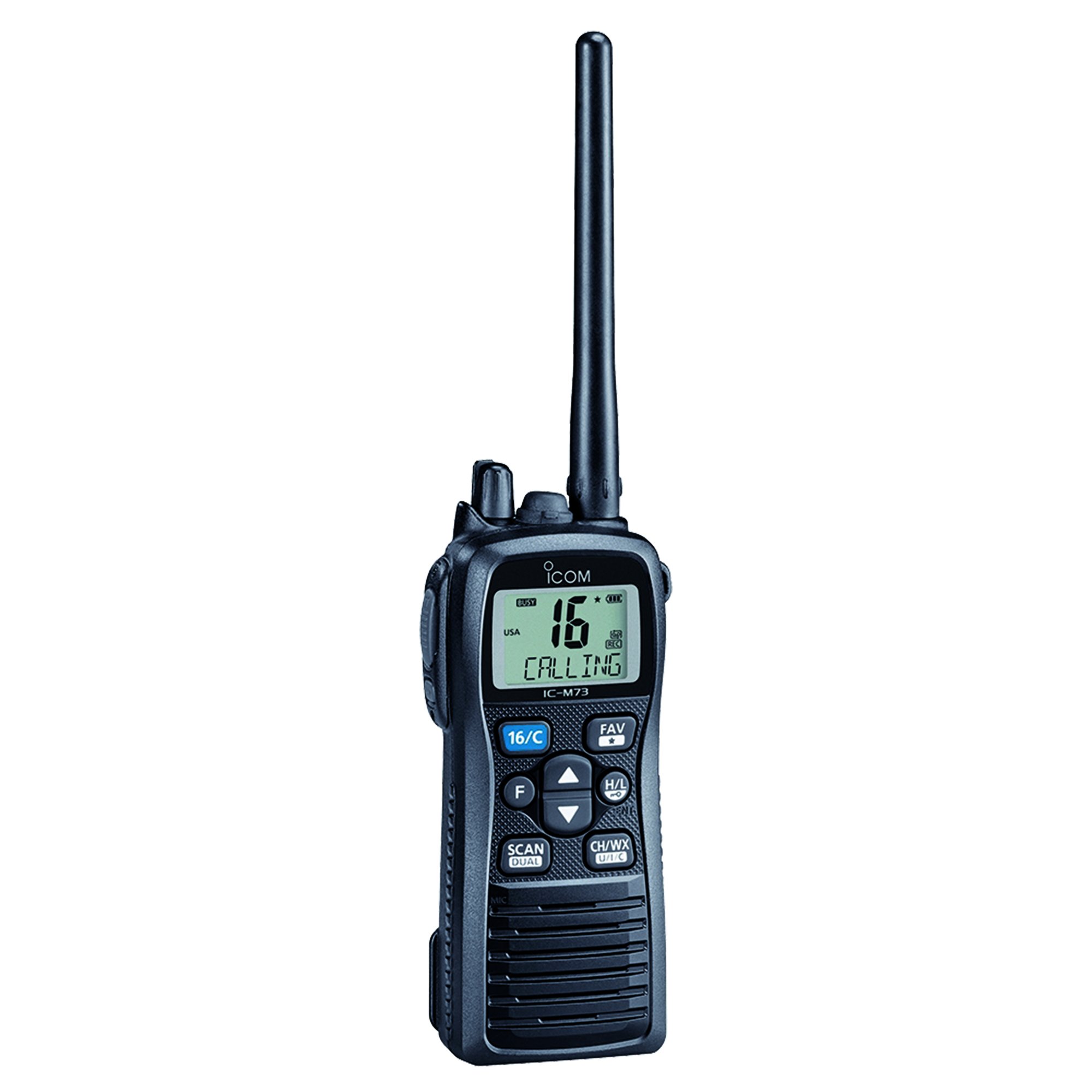 ICOM IC-M73 01 IC-M73 01 ハンドヘルド VHF マリンラジオ、6 ワット...