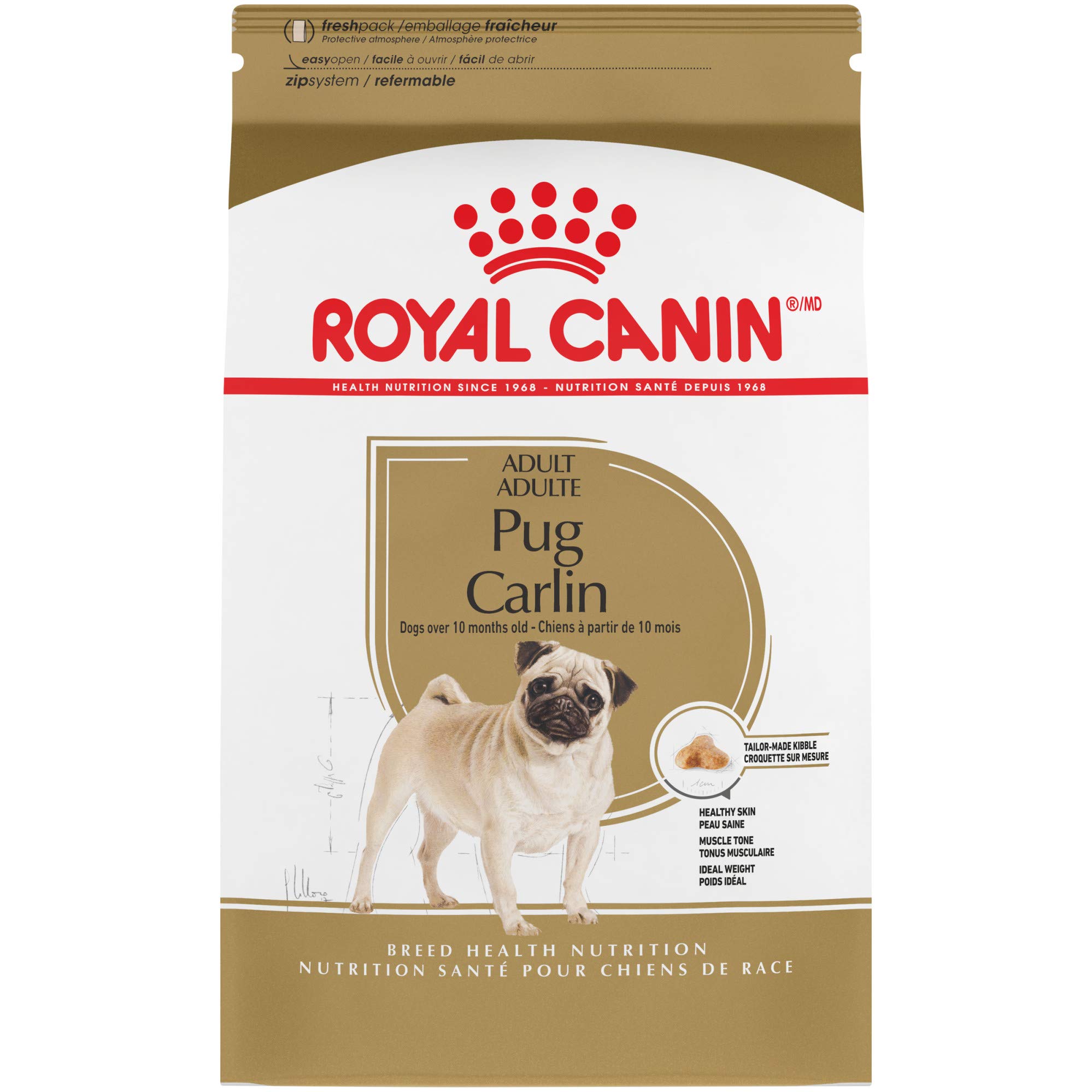 Royal Canin 品種健康栄養パグ成犬用ドライドッグフード...