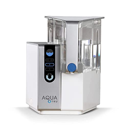 AQUA TRU AquaTru - 独自の 4 段階超逆浸透技術を備えたカウンタートップ浄水システム (配管や設置は不要) | BPAフリー