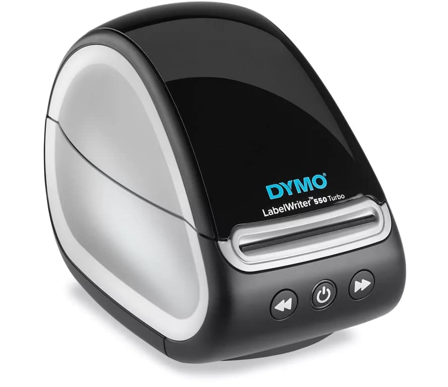 Generic DYMO LabelWriter 550 ターボ ダイレクト サーマル ラベル プリンタ、USB および LAN 接続 - 1 分あたり最大 90 ラベル、300 dpi、自動ラベル認識、モノクロ...