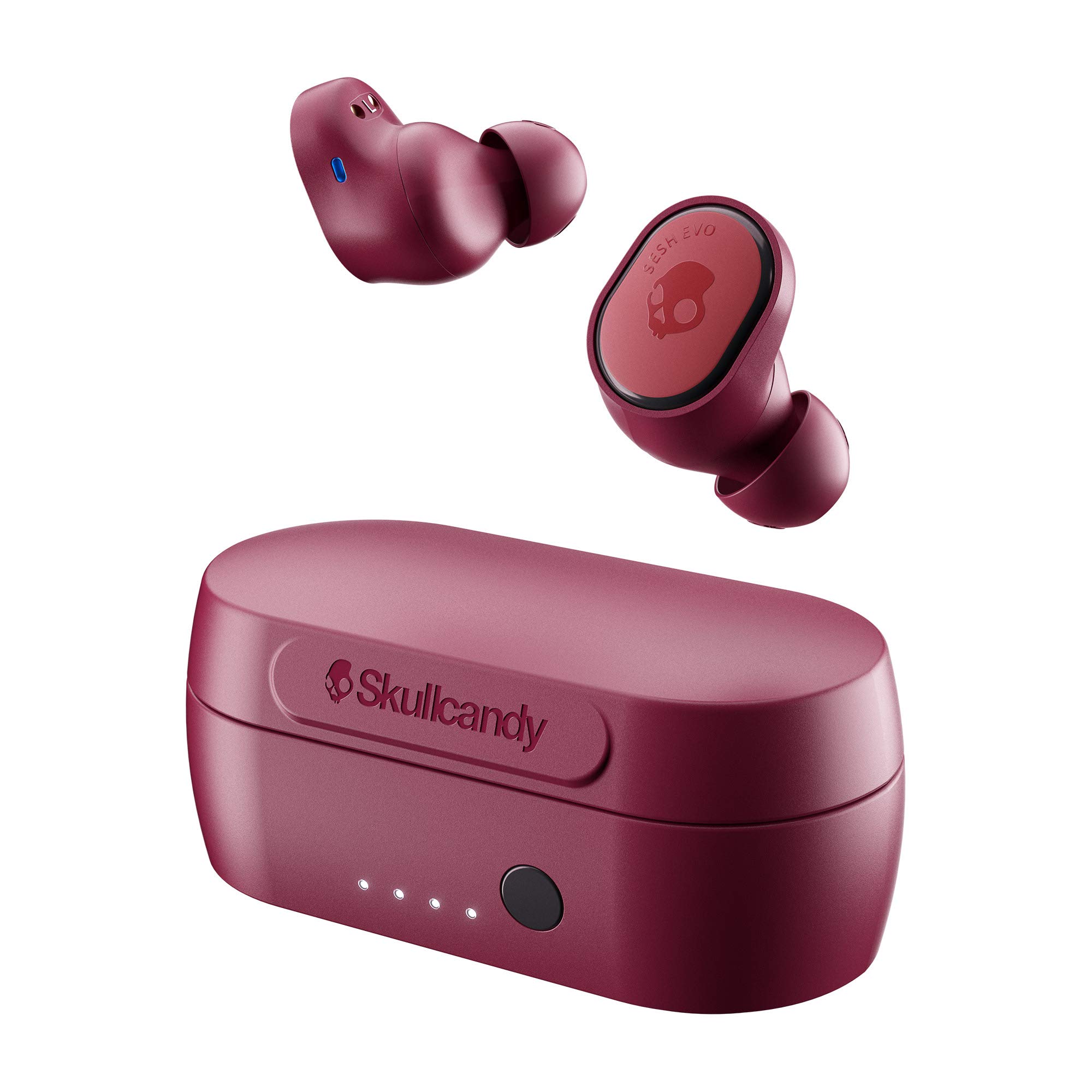 Skullcandy Sesh Evo True Wireless インイヤー Bluetooth イヤホン iPhone および Android と互換性あり / 充電ケースとマイク / ジム、スポーツ、ゲームに最適 IP55...