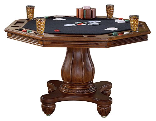 Hillsdale キングストン ゲームテーブル ミディアム チェリー