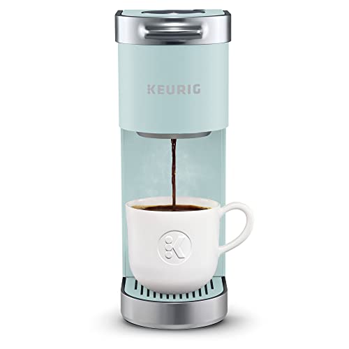 Keurig K-Mini Plus シングルサーブ K カップ ポッドコーヒーメーカー、ミスティグリーン...