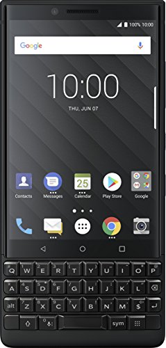 BlackBerry KEY2 ブラック ロック解除済み GSM Android スマートフォン 4G LTE、64GB