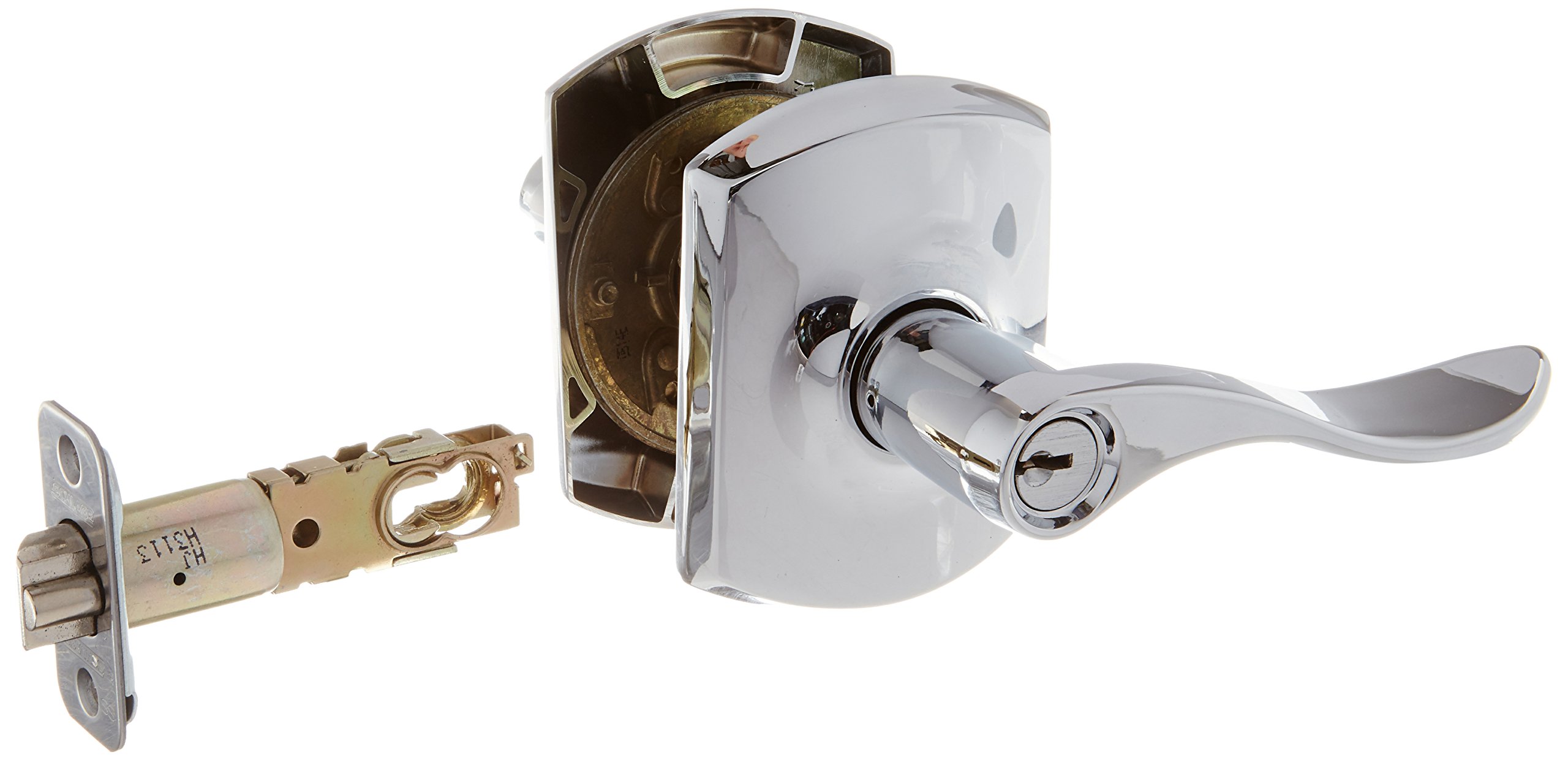 Schlage Lock Company F51AACC625GRW グリニッジ デコ ローズ エントリー ド...