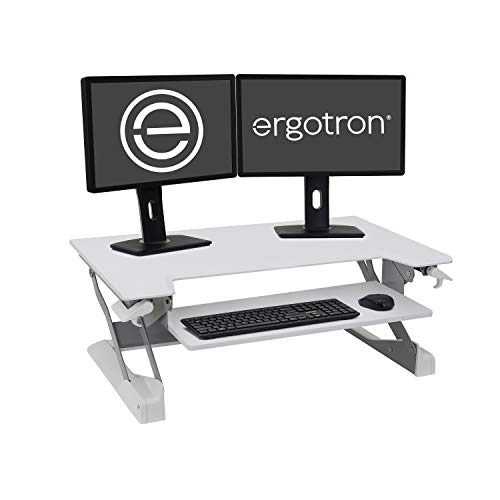Ergotron WorkFit-TL、シットスタンドデスクコンバーター| ホワイト、幅37.5フィート| T...