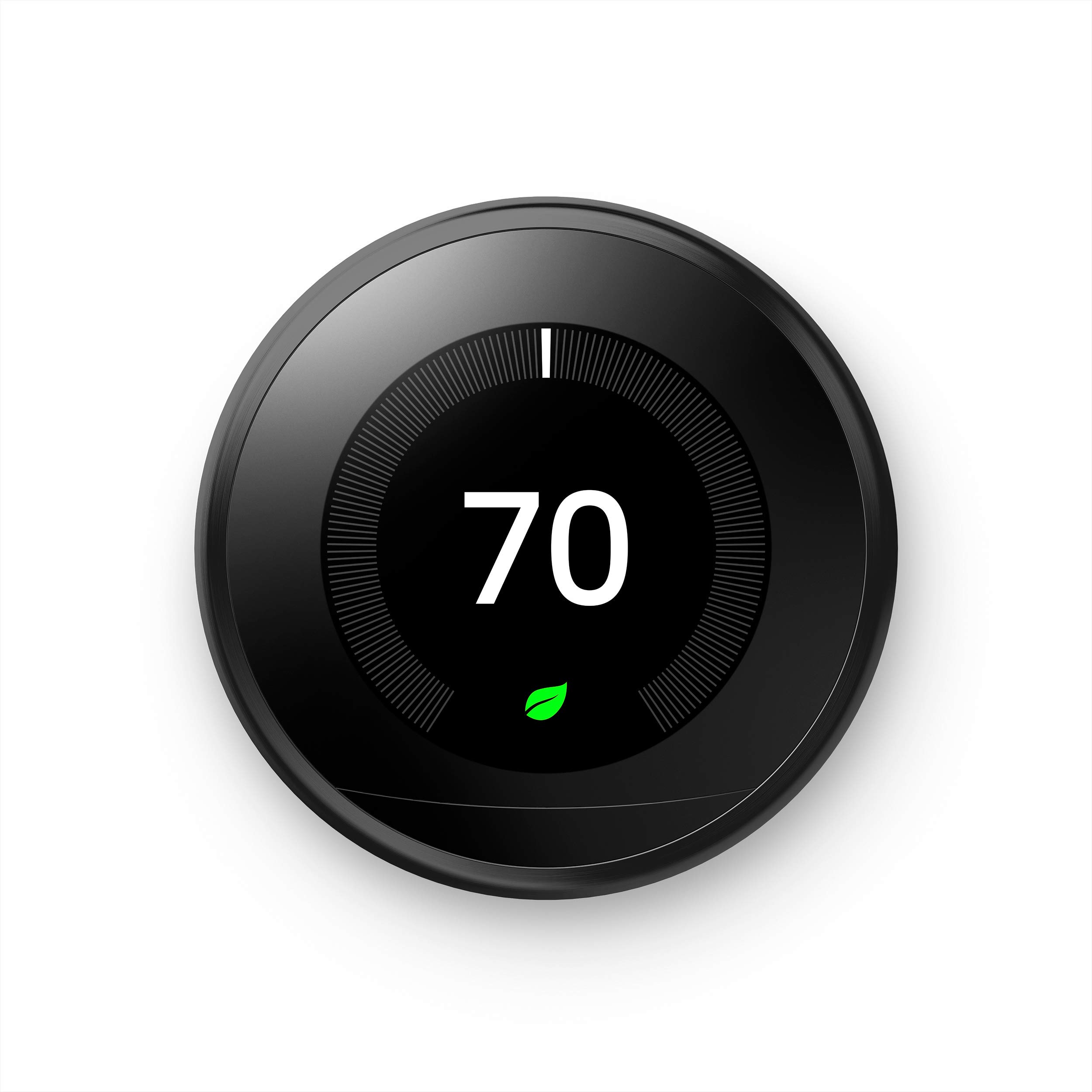 Google Nest Learning Thermostat - 家庭用プログラム可能なスマート サーモスタ...